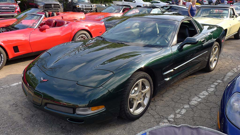 2021 Corvettes on Woodward