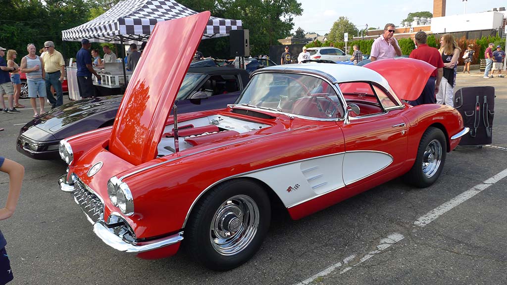 2021 Corvettes on Woodward