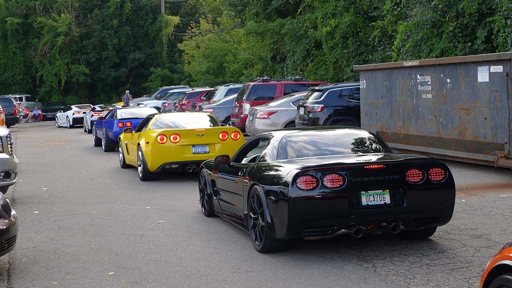 2021 Corvettes on Woodward