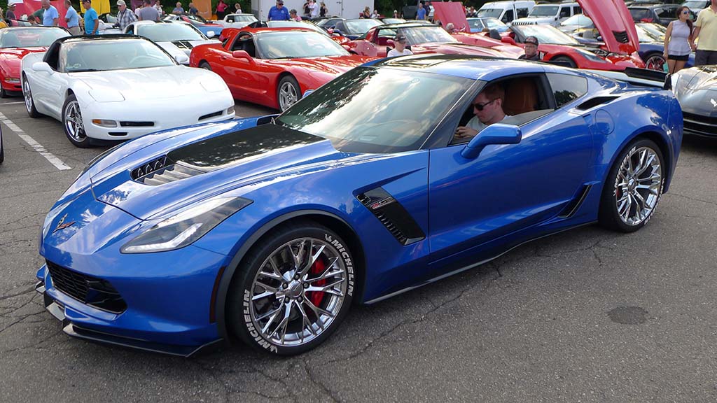 2021 Corvettes on Woodward