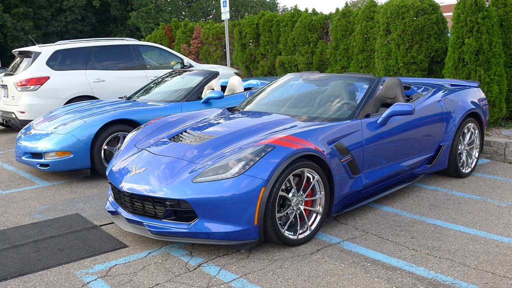 2021 Corvettes on Woodward