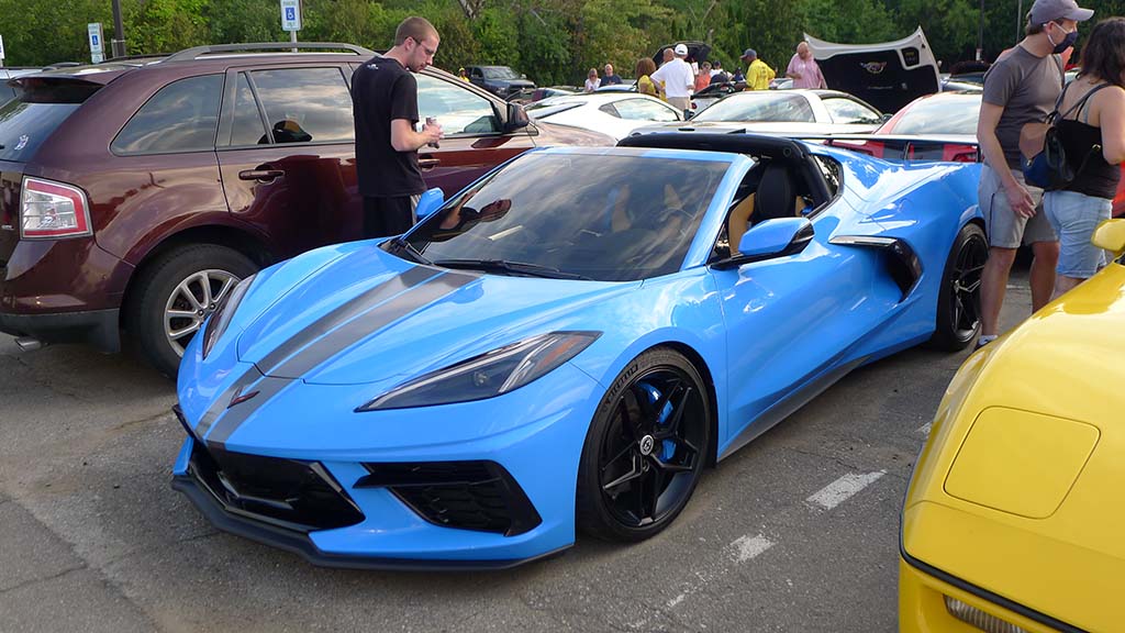 2021 Corvettes on Woodward