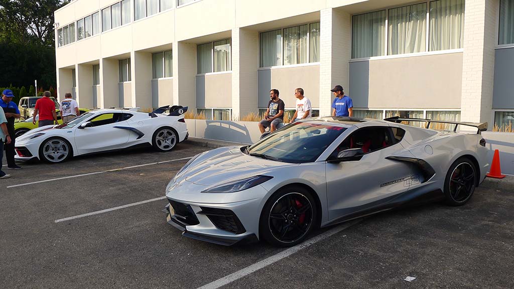2021 Corvettes on Woodward
