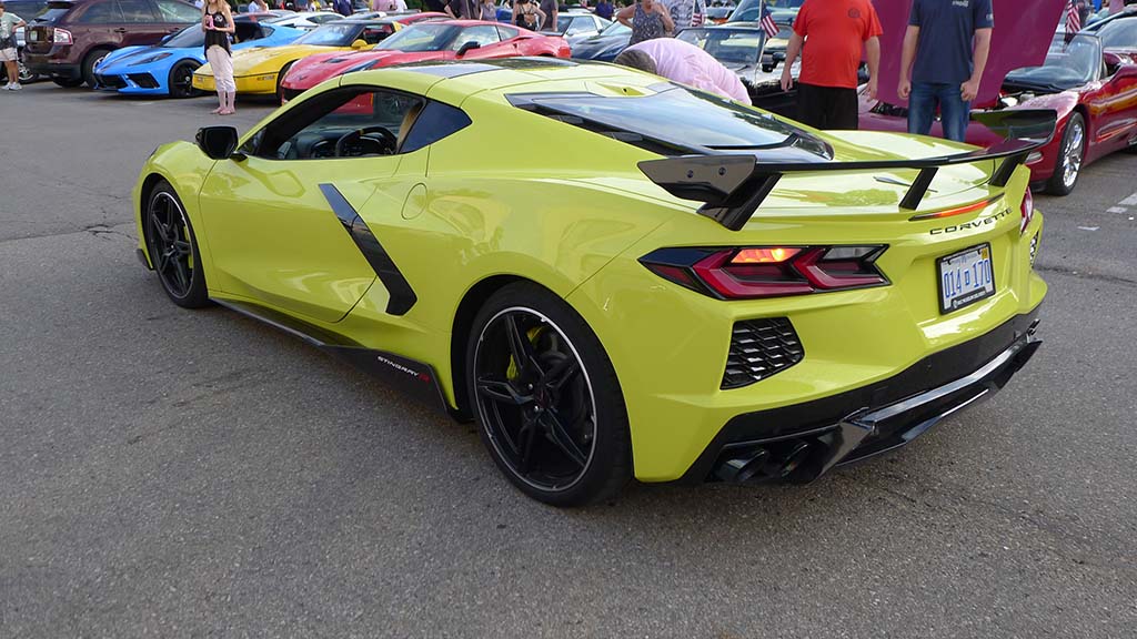 2021 Corvettes on Woodward