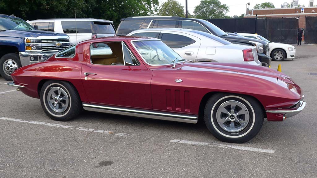 2021 Corvettes on Woodward