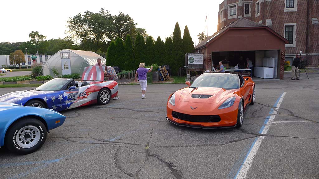 2021 Corvettes on Woodward