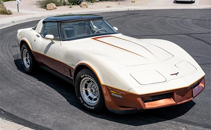 Corvettes for Sale: Two-Tone 1981 Corvette With a 4-Speed on Bring a Trailer