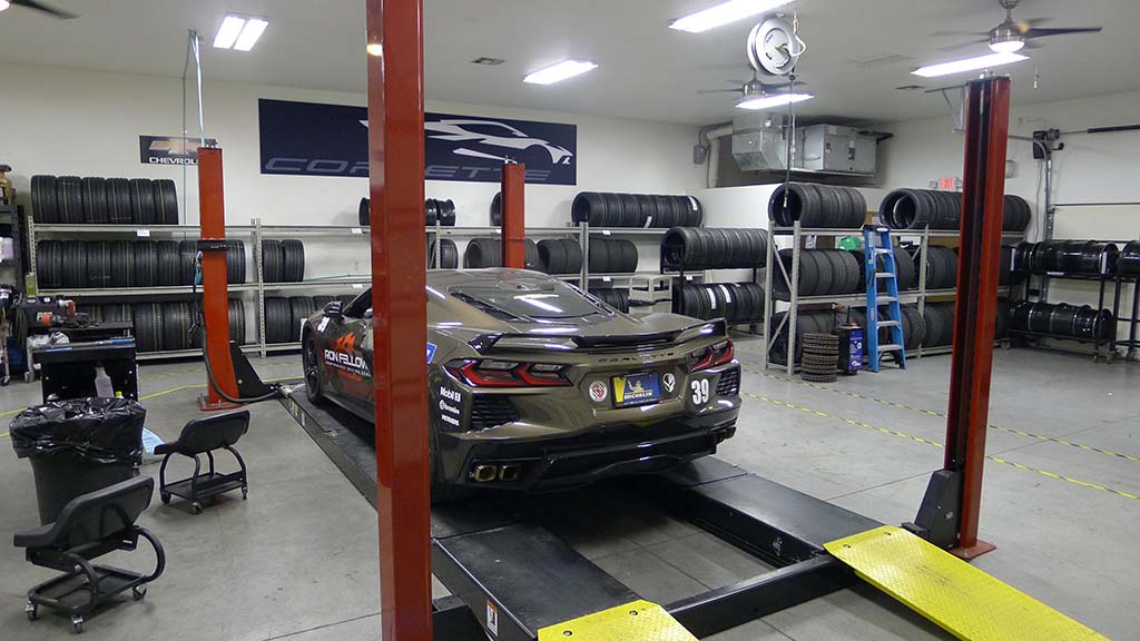 Fully Equipped Garage for Maintaining C8s