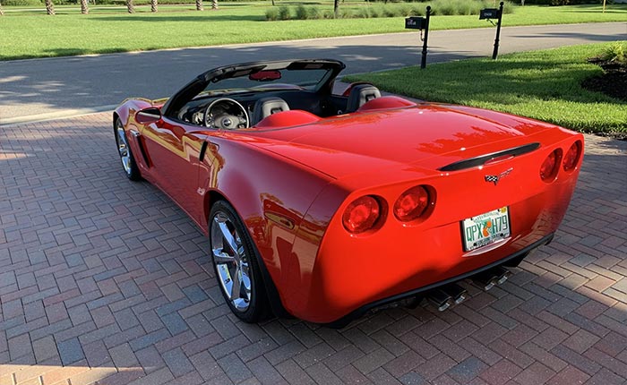 Corvettes for Sale: 2,200-Mile 2013 Corvette Grand Sport Convertible on BaT