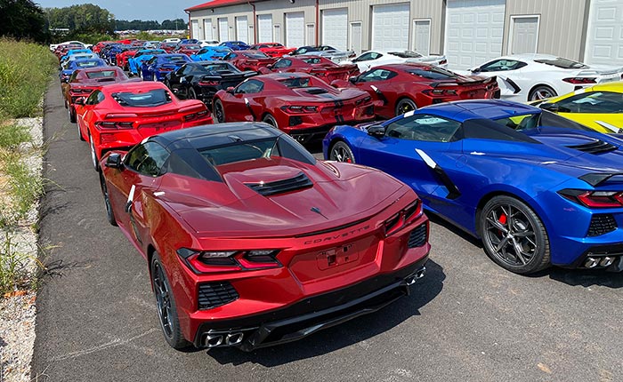 [VIDEO] 2021 Corvettes Awaiting R8C Delivery at the National Corvette Museum