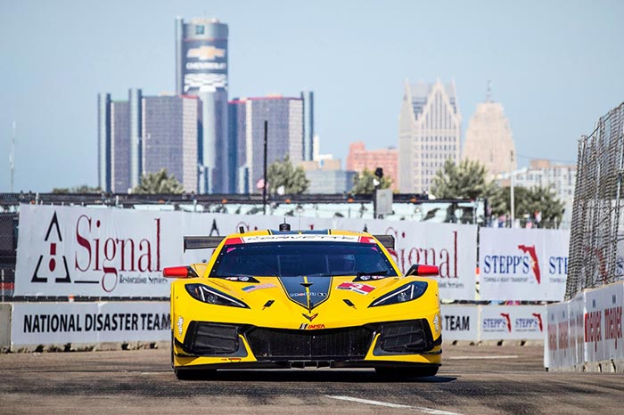 The Corvette C8.Rs Tested GT3-Spec ABS Brakes at the Detroit Grand Prix
