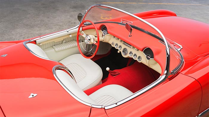 Corvettes for Sale: Rare 1955 Roadster Was Used to Test Manual Transmissions