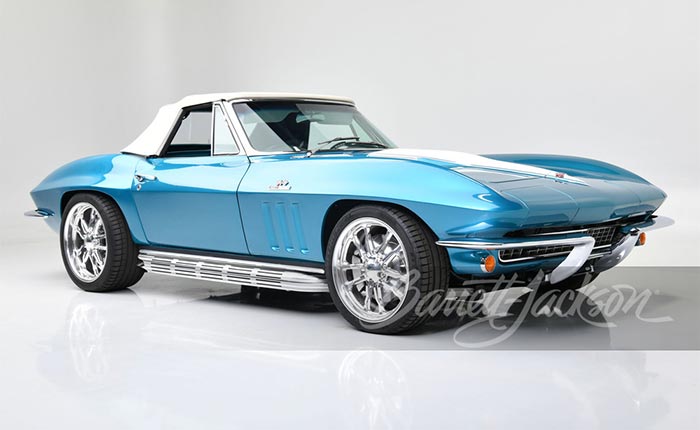 Custom 1966 Corvette Restomod Named 'Blue Diamond' Headed to Barrett-Jackson Houston