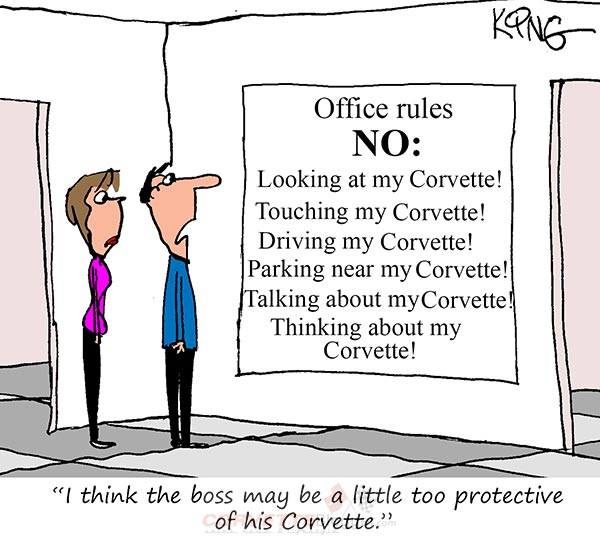 Saturday Morning Corvette Comic: The Bosses New Rules