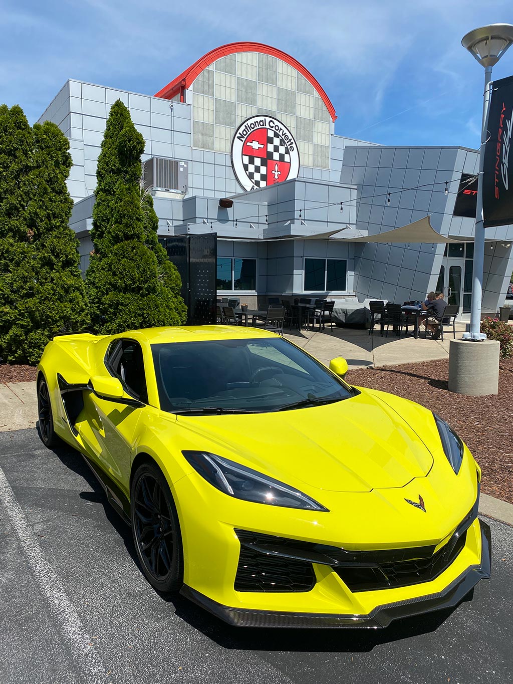 First Look at the Level 2 Spoiler on the 2023 Corvette Z06