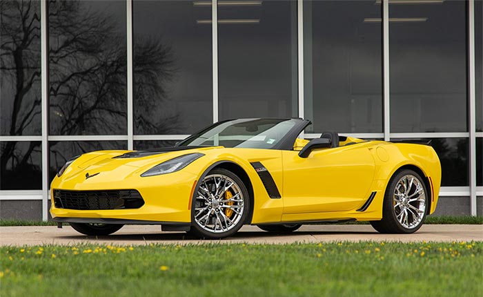 2017 Corvette Z06 in Proper Corvette Racing Yellow Headed to Auction