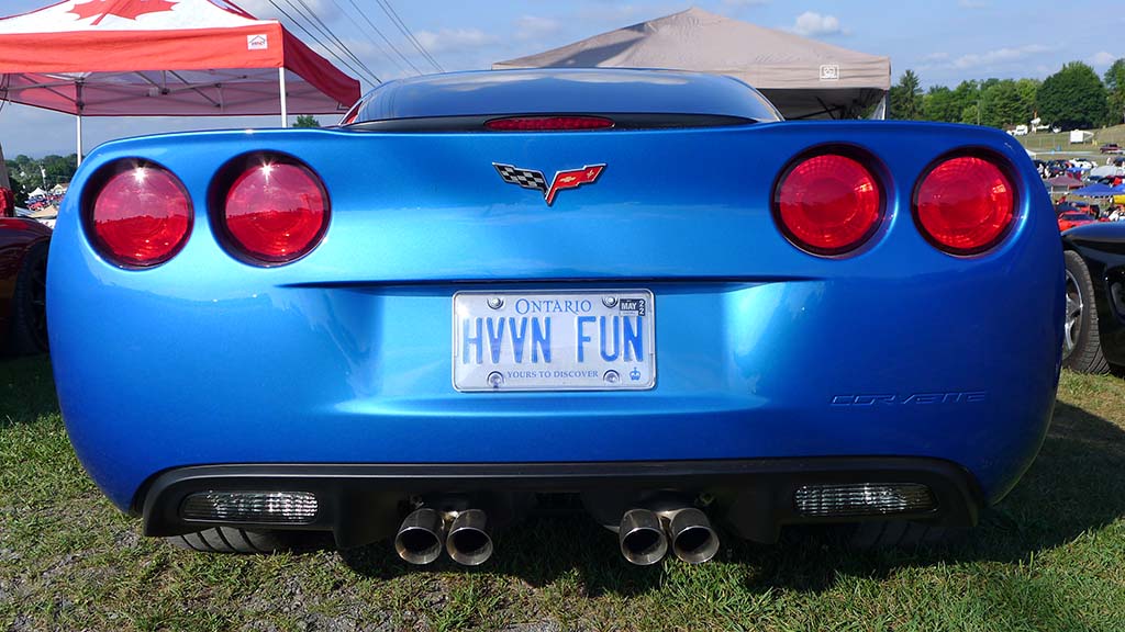The Corvette Vanity Plates of Corvettes at Carlisle 2022