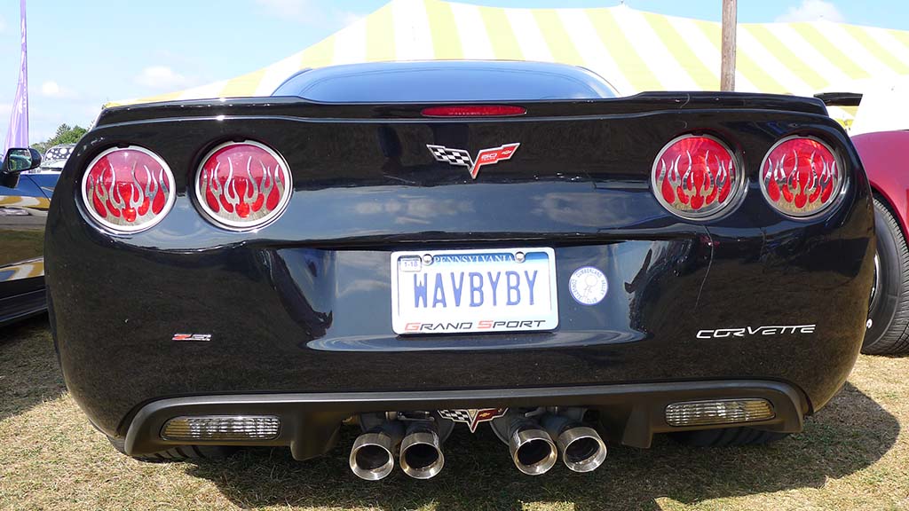 The Corvette Vanity Plates of Corvettes at Carlisle 2022