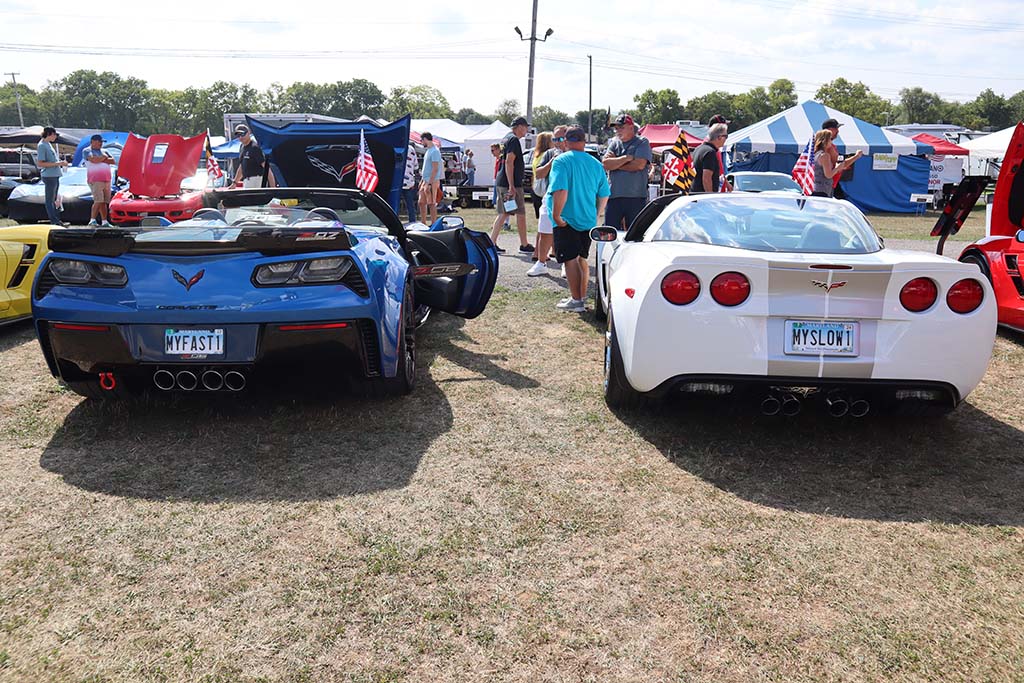 The Corvette Vanity Plates of Corvettes at Carlisle 2022