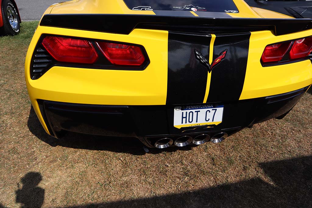 The Corvette Vanity Plates of Corvettes at Carlisle 2022