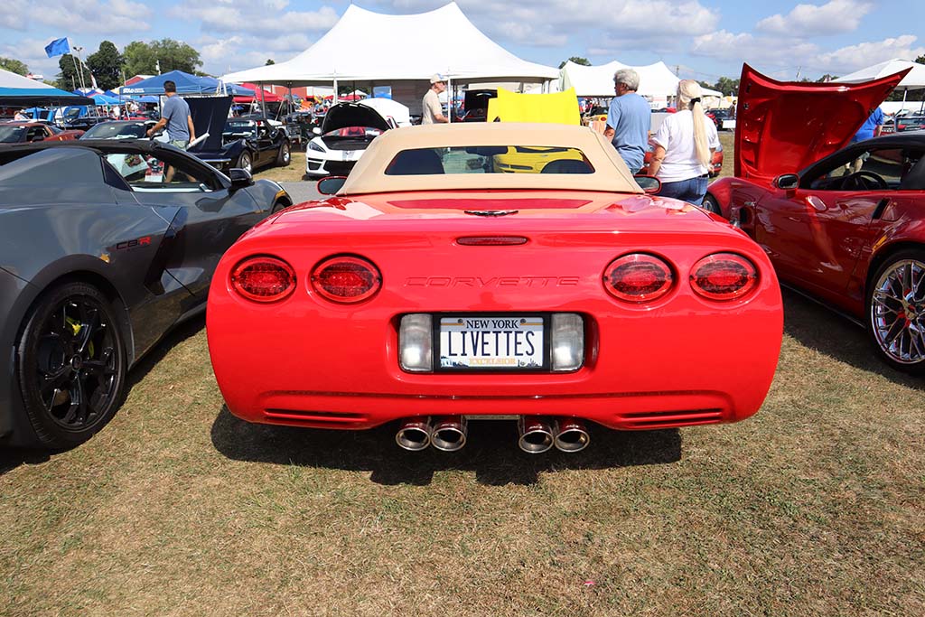 The Corvette Vanity Plates of Corvettes at Carlisle 2022