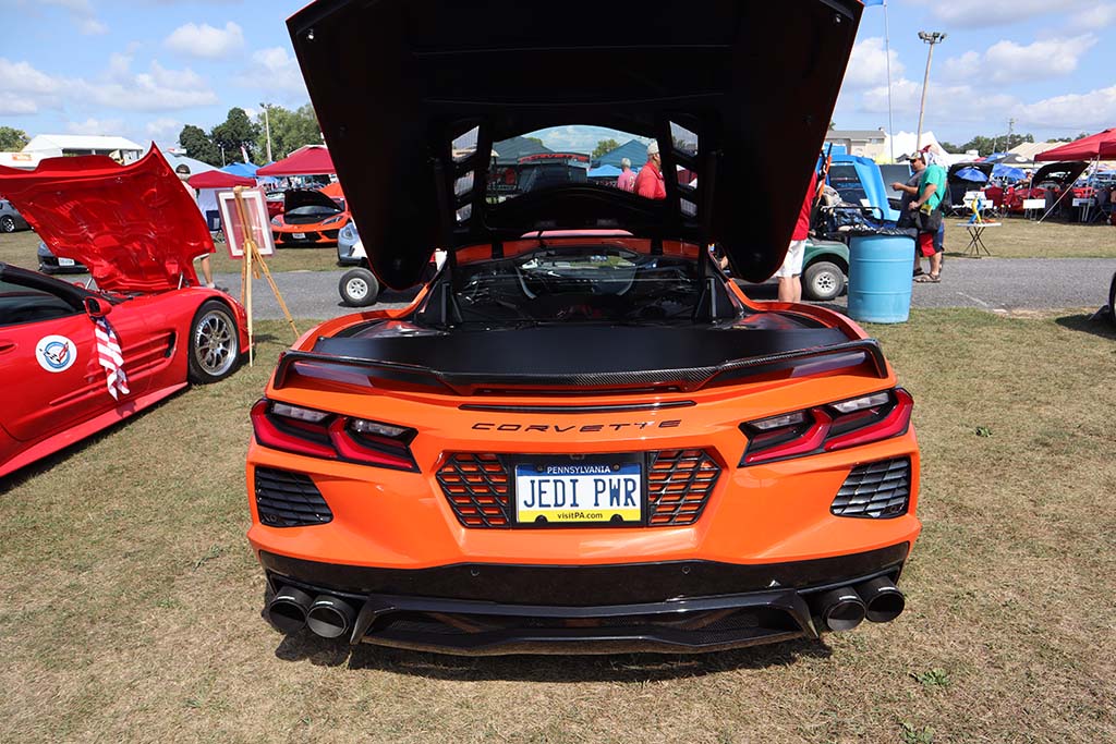 The Corvette Vanity Plates of Corvettes at Carlisle 2022
