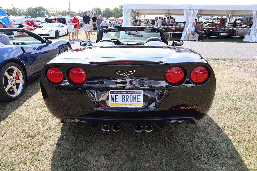 The Corvette Vanity Plates of Corvettes at Carlisle 2022