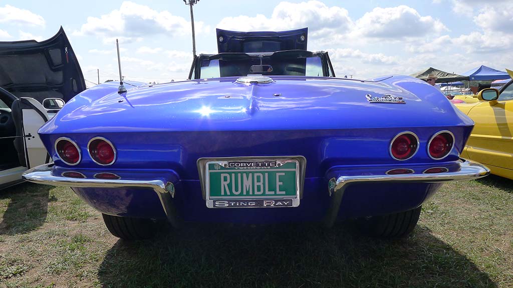 The Corvette Vanity Plates of Corvettes at Carlisle 2022