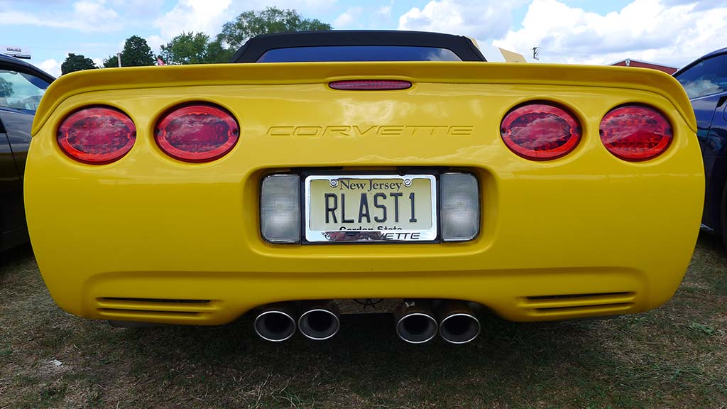 The Corvette Vanity Plates of Corvettes at Carlisle 2022