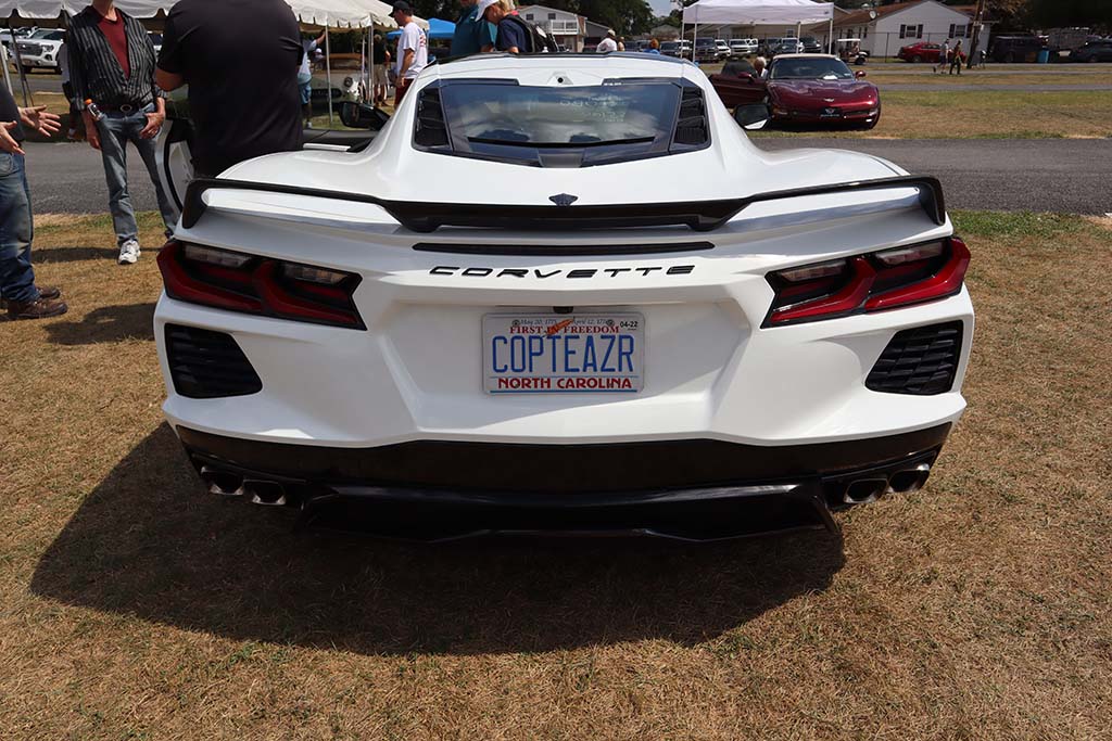 The Corvette Vanity Plates of Corvettes at Carlisle 2022