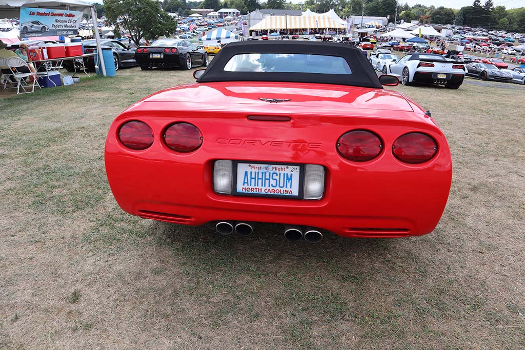 The Corvette Vanity Plates of Corvettes at Carlisle 2022