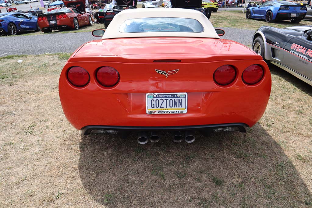 The Corvette Vanity Plates of Corvettes at Carlisle 2022