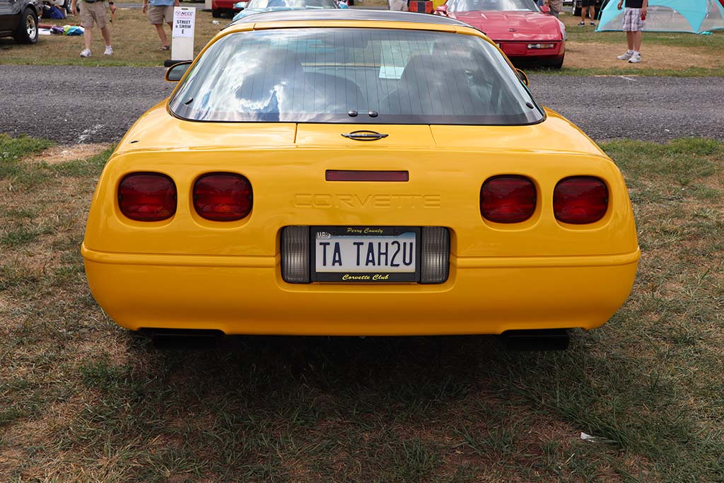 The Corvette Vanity Plates of Corvettes at Carlisle 2022