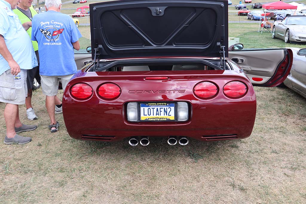 The Corvette Vanity Plates of Corvettes at Carlisle 2022