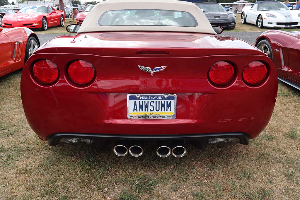 The Corvette Vanity Plates of Corvettes at Carlisle 2022