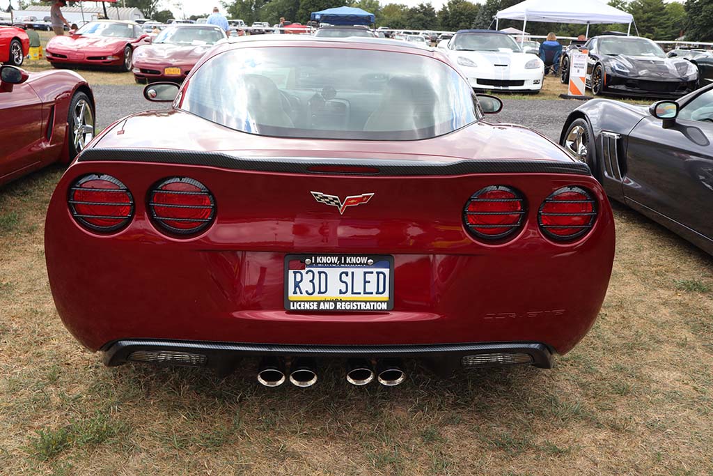 The Corvette Vanity Plates of Corvettes at Carlisle 2022