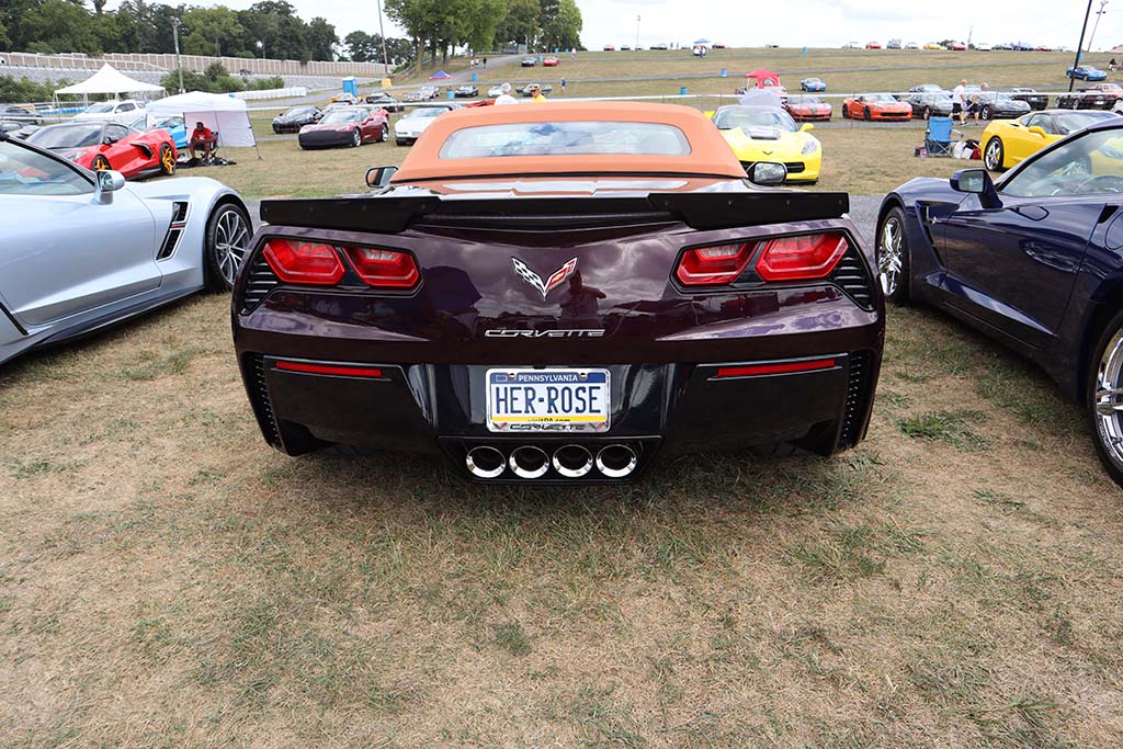 The Corvette Vanity Plates of Corvettes at Carlisle 2022