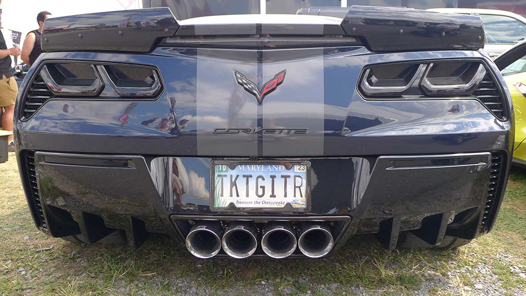 The Corvette Vanity Plates of Corvettes at Carlisle 2022