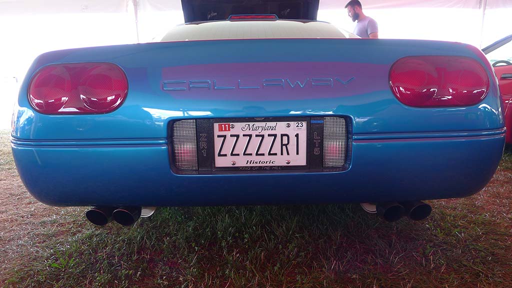 The Corvette Vanity Plates of Corvettes at Carlisle 2022