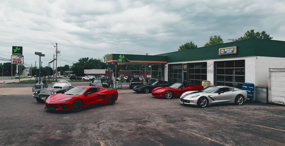 [VIDEO] Driving All Eight Corvette Generations in One Day!