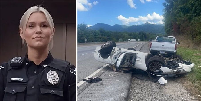 Off-Duty Officer Honored For Offering Assistance During Accident that Shut Down Interstate 40 in July