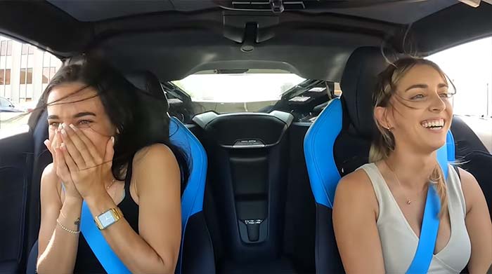 [VIDEO] Emelia Revs The Hell Outta This Z06 and Her Passengers Can't Stop Smiling