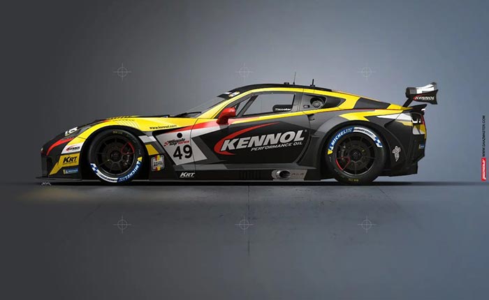 French Oil Company KENNOL to Race a Callaway C7 GT3-R Corvette at Hockenheimring