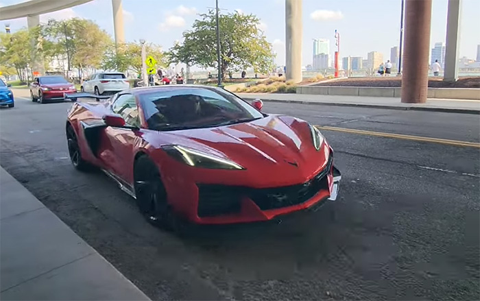 [VIDEO] Guy Gets to Ride in a 2023 Corvette Z06 Around the RenCen