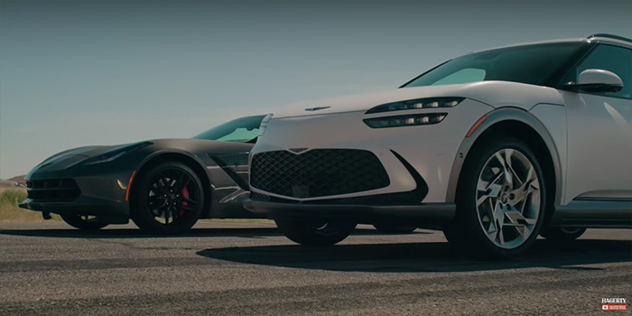 [VIDEO] C7 Corvette Z51 Scores an Invite to an Electric Crossover Drag Race