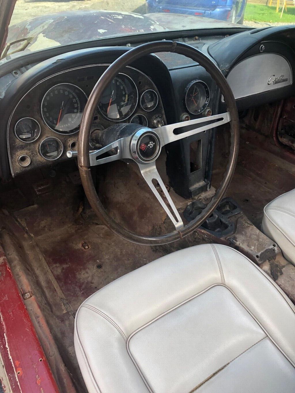 Corvettes for Sale: 1965 Convertible Roller Offered without Engine or Transmission