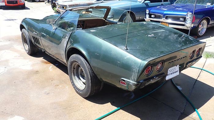 Corvettes for Sale: 1969 Corvette 427 Unpacked from a Shipping Container