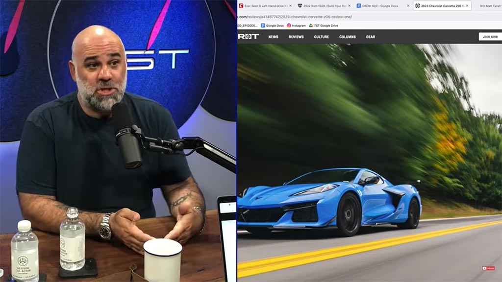 [VIDEO] Matt Farah Talks About Driving the 2023 Corvette Z06 for Road and Track's PCOTY