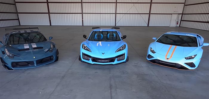 [VIDEO] 2023 Corvette Z06 Destroys Ferrari 458, Lamborghini Evo on Airstrip
