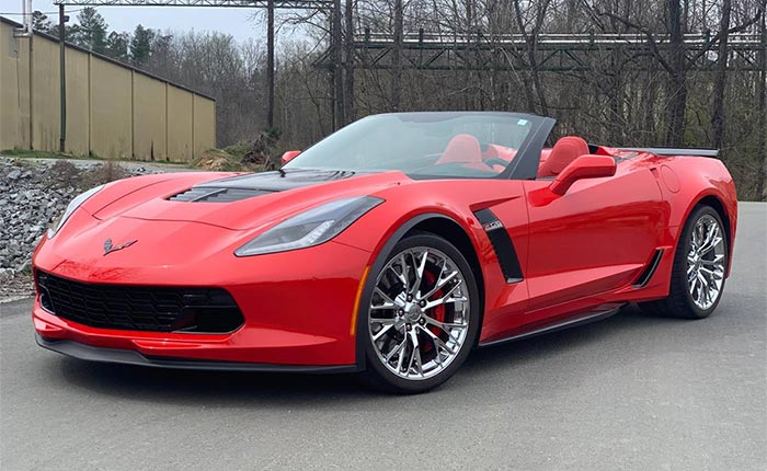 Corvettes for Sale: 2017 Corvette Z06 Convertible Wears VIN 001